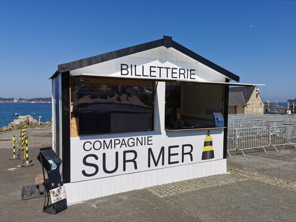 Billetterie physique, Sur Mer Bréhat